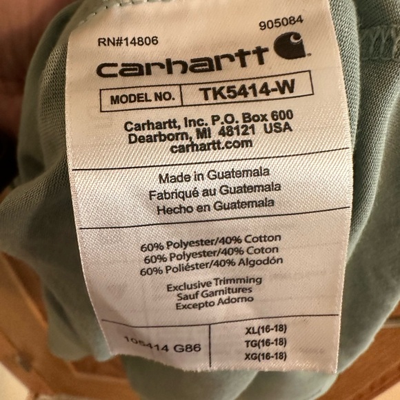 Carhartt Loose Fit Tank Top XL - Picture 5 of 5